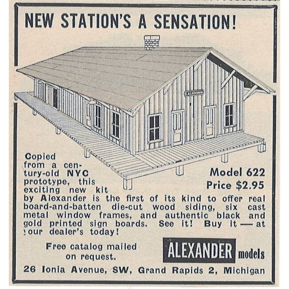 Alexander Models NYC Protype Vintage Print Ad 1954 Grand Rapids Michigan u